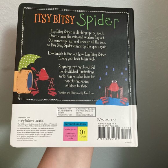 Itsy Bitsy Spider Board Book - MUST BE BUNDLED, MARKED DOWN - Picture 2 of 4